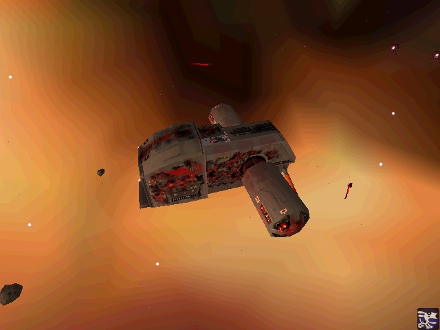 A beast infected frigate