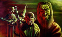 the freaky puppets play music
