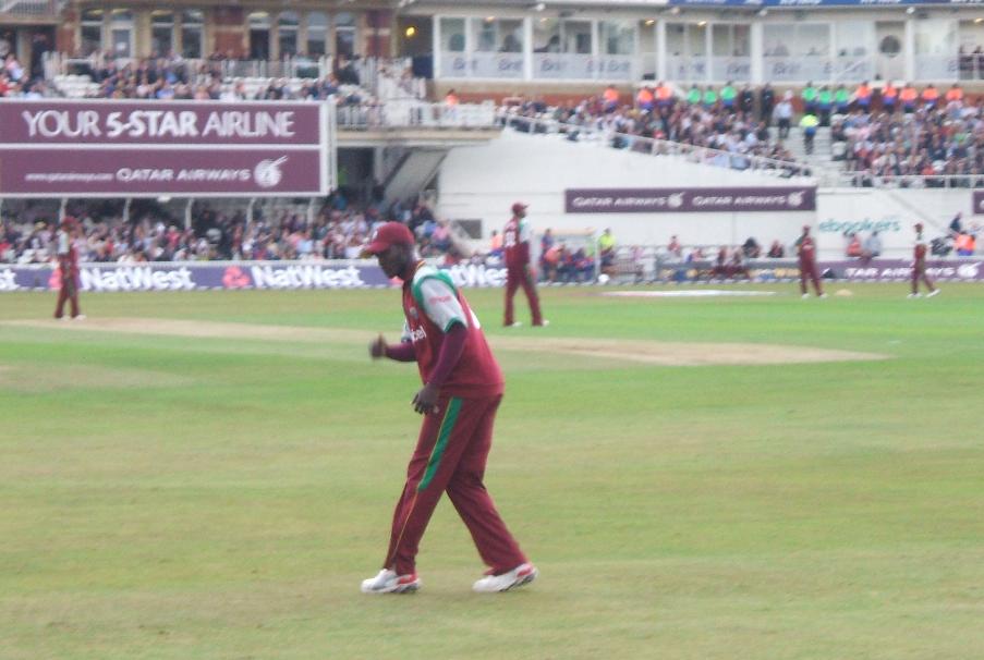 West Indies in the field