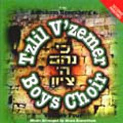 Tzlil V'Zemer Boys Choir - Jaquette du CD - Volume 4 - Ki Nicham