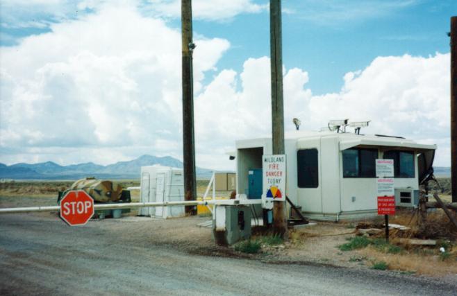 with security cameras pointed directly at us and with one of the cammo dude guards of area 51 keeping a close watch from within the booth