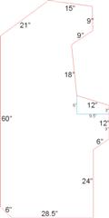 Measurement of the M.A.D. Cab's sides.