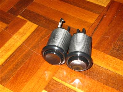 Black buttons - to be used on sides for pinball