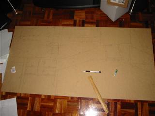 Sketched on the MDF...just need to cut it out
