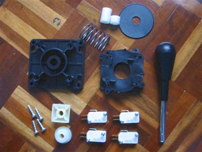Joystick fully disassembled