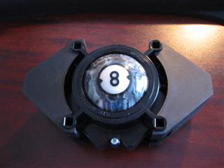 Changed the boring white ball to a cool marble '8-Ball'