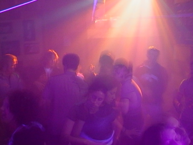 People dancing.