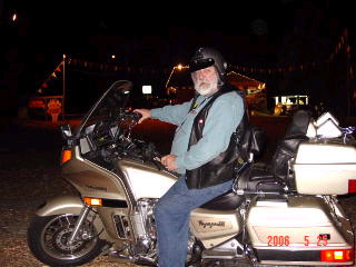 This is my Dad on his bike!