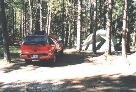 Black Hills campsite