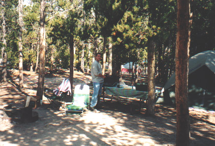 Rocky Mountain National Park campsite