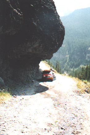 Blazer under overhang