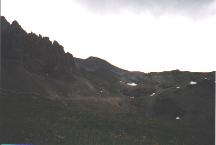 The trail to Imogene Pass