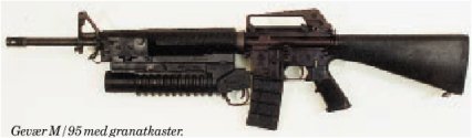 Gev�r M/95 med Granatkaster M/203