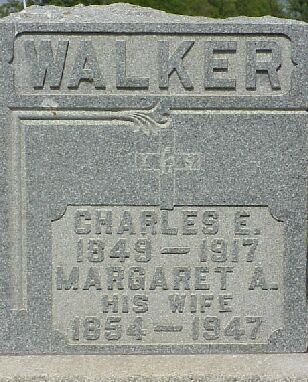 Charles E. Walker's tombstone