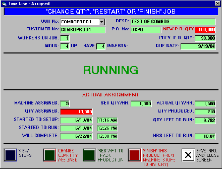 Scheduler Assignment Running
