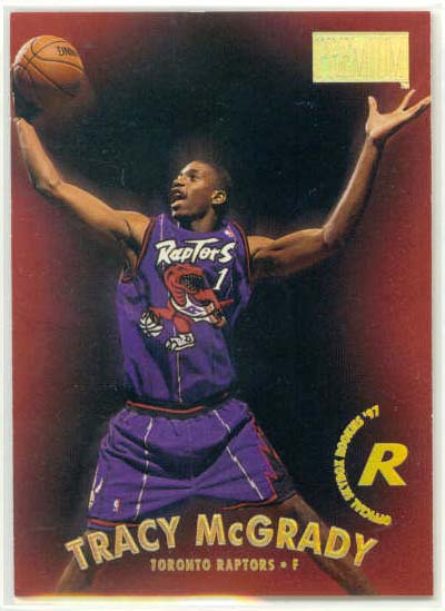 1997-98 Tracy McGrady Game Worn Toronto Raptors Rookie Jersey