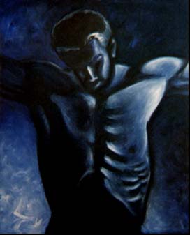 Painting of Cross Pose