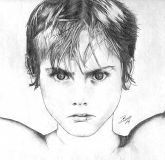 U2 Boy Drawing