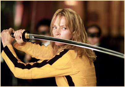 Uma Thurman stars in Kill Bill