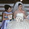 Jenny shares a moment with sisters