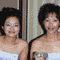 Lovely bridesmaids Denise and Sharon