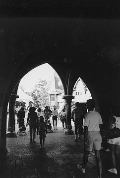 Arch Way to Entrance of Castle