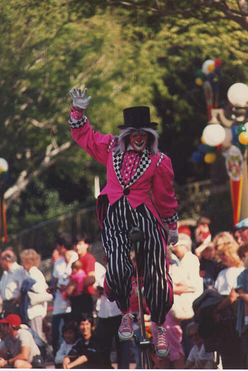 Clown On Bike