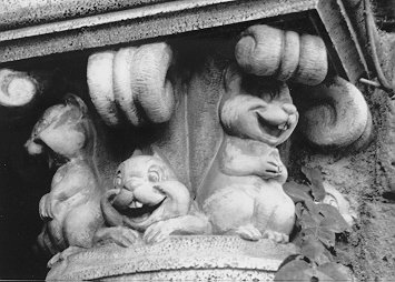 Squirrel on Snow White Piler