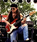 Bassist Louie from his days with Uglyroom. Beleive this was at a show where they opened for the Kentucky Headhunters.1999/2000 