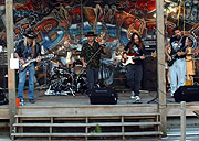 On Stage At Suck Bang Blow Myrtle Beach BikeWeek 2003