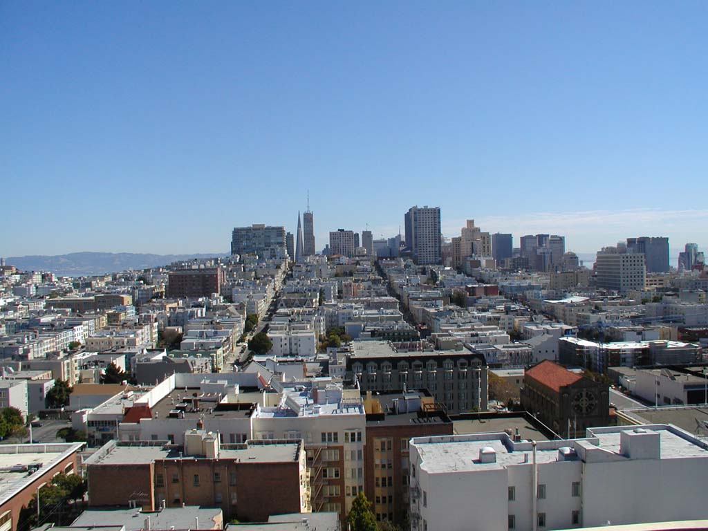 East view of Nob Hill