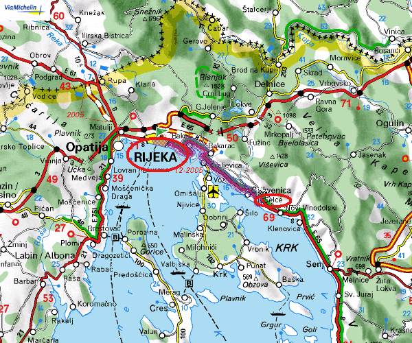 rijeka karta karta rijeka karta