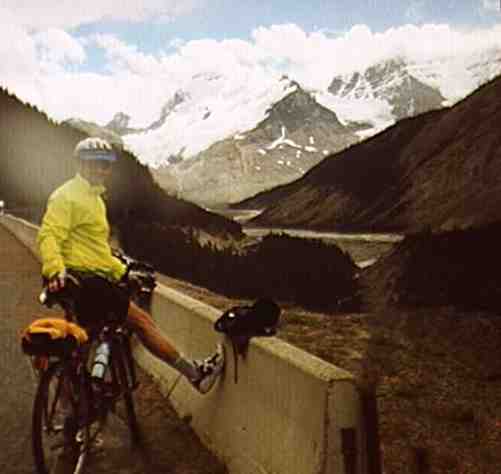 Dave near the Columbia Icefield, Jasper National Park, Canada