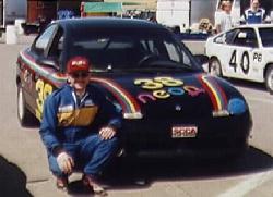 Dave with Dodge Neon ACR road race car (SCCA-SSC)