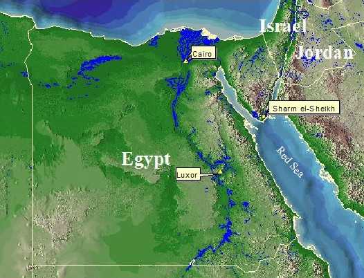 Map of Egypt