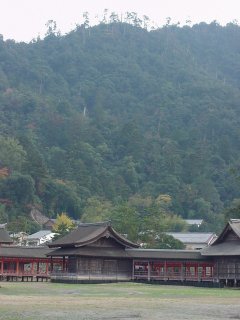 Noh stage at Itsukashima Jinja