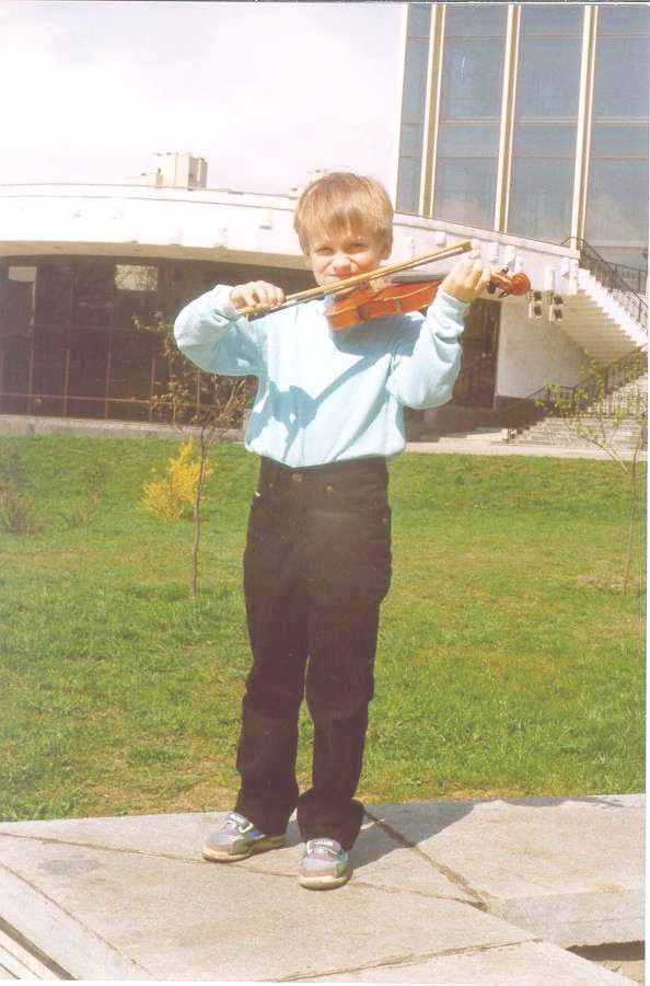 Tim with Violin - 1999