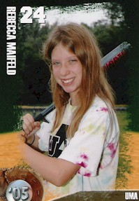 Rebecca's GRCC 'UMA' #24 Baseball Card Picture from 2005