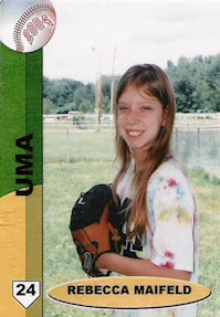 Rebecca's GRCC 'UMA' #24 Baseball Card Picture from 2004