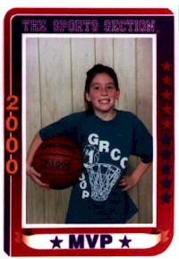 Meagan's Basketball #4 Card Picture from Winter 2000