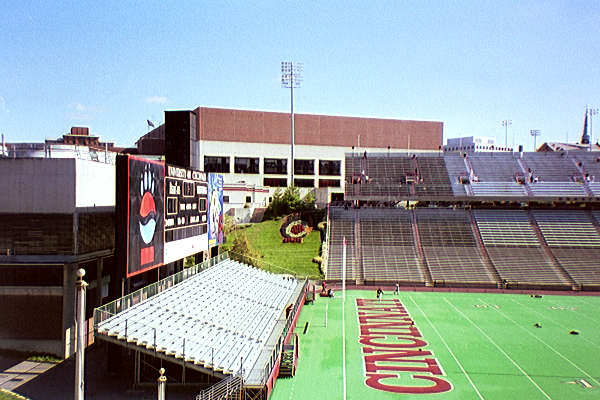 UC Bearcats Football Field and the Shoemaker Center Basketball Complex