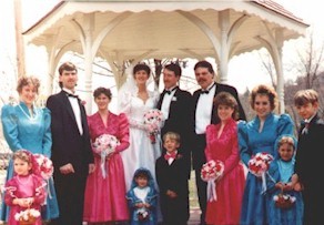 Our 1989 wedding party