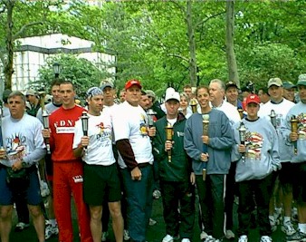 Group Photo Law Enforcement Torch Run NYC