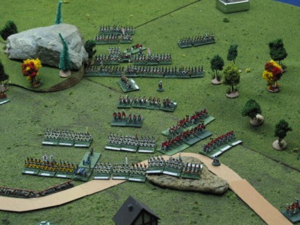 Danish Infantry move up