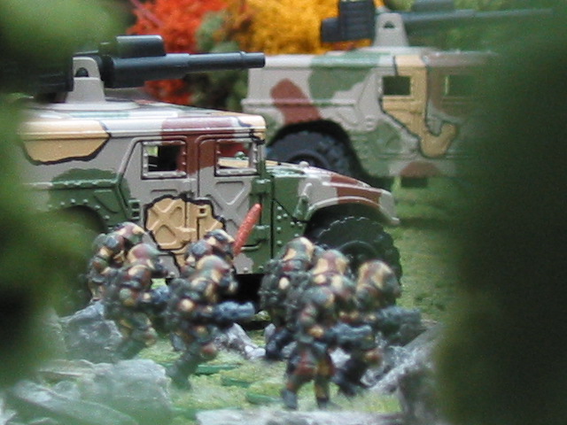 ESU infantry in hard suits on the attack!