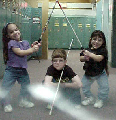 students using canes