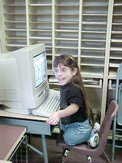 picutre of this student with long hair