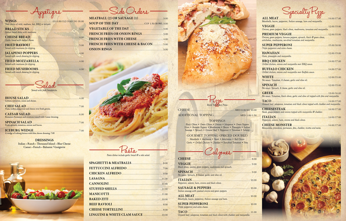food menu