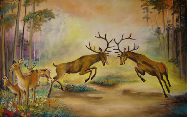 Jealous - painted by West Papuan artist Lucky Kaikatui