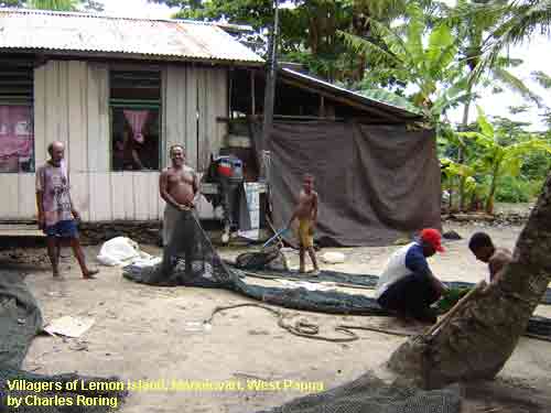 Villagers of Lemon island, Manokwari - West Papua. The photo was shot by Charles Roring